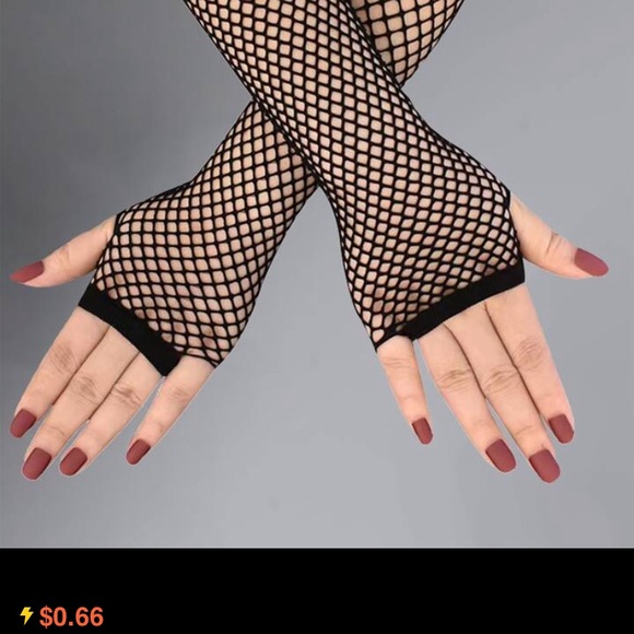 Fish net  arm sleeves - Picture 3 of 3